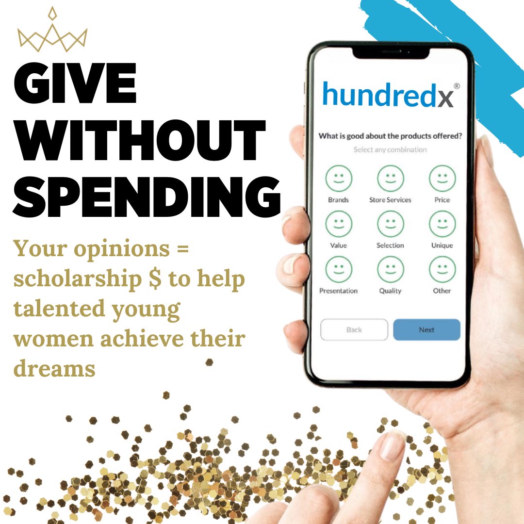 AmyPhillipsMAO's tweet photo. @MissAmerica partnered with HundredX to generate even more scholarship dollars for our contestants! Join the fun by texting “Miss” to 90412. https://t.co/yWLnTJGESk