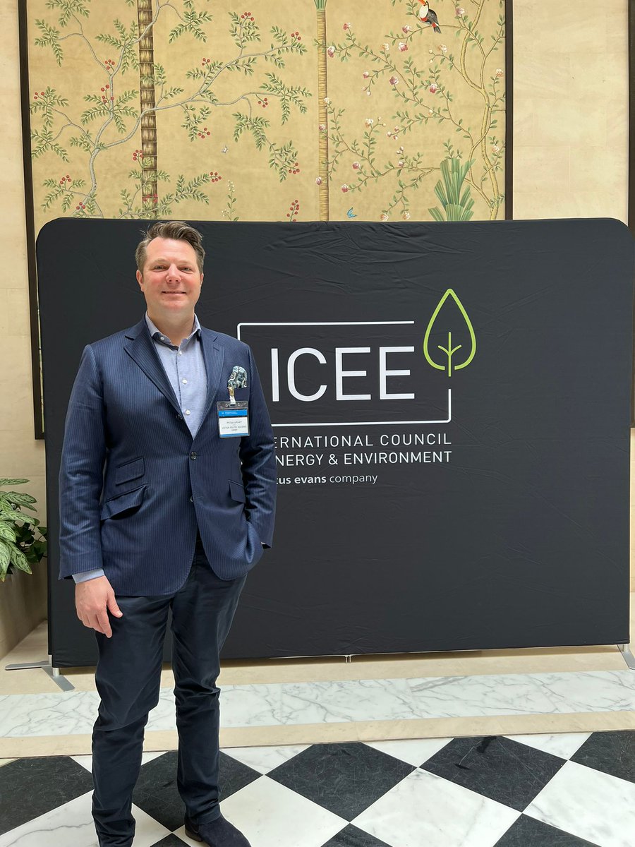 vectorfoiltec's tweet photo. Our Managing Director Philipp Lehnert at the ICEE in Berlin! The International Council of Energy &amp; Environment works with the world's leading key players across the manufacturing value chain to improve collaboration on energy efficiency, the environment and sustainability. https://t.co/TswyDRi96K