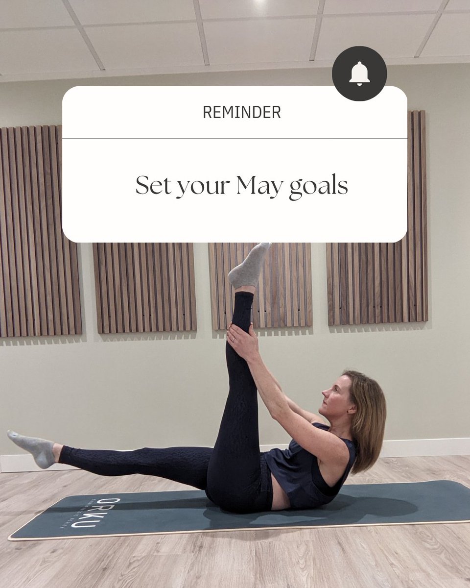 🗓️What’s your goal for May?  Think about the goal that you set back in Jan. What small action(s) can you put in place to get you a step closer to that goal?