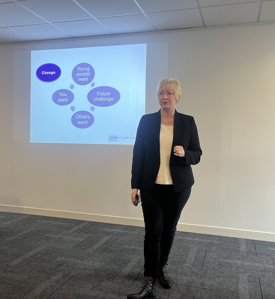 Jograyeducation's tweet photo. What change do you want in education and how can you change it? An inspirational final keynote presentation #leadconf23 
@ViviennePorritt https://t.co/SSCRAjIeq2
