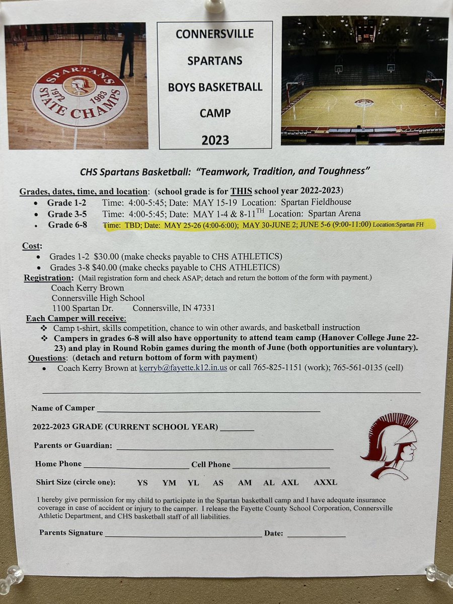 Reminder that camp is coming VERY soon. Please help us spread the word!