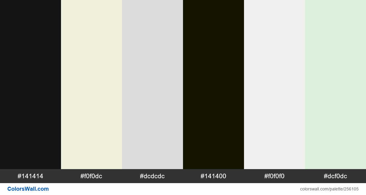 colorswall's tweet photo. Seal drawing illustration badge hex colors #141414, #f0f0dc, #dcdcdc, #141400, #f0f0f0, #dcf0dc #colors #palette https://t.co/Bh06Z01KiF https://t.co/VuUBiPqmSo