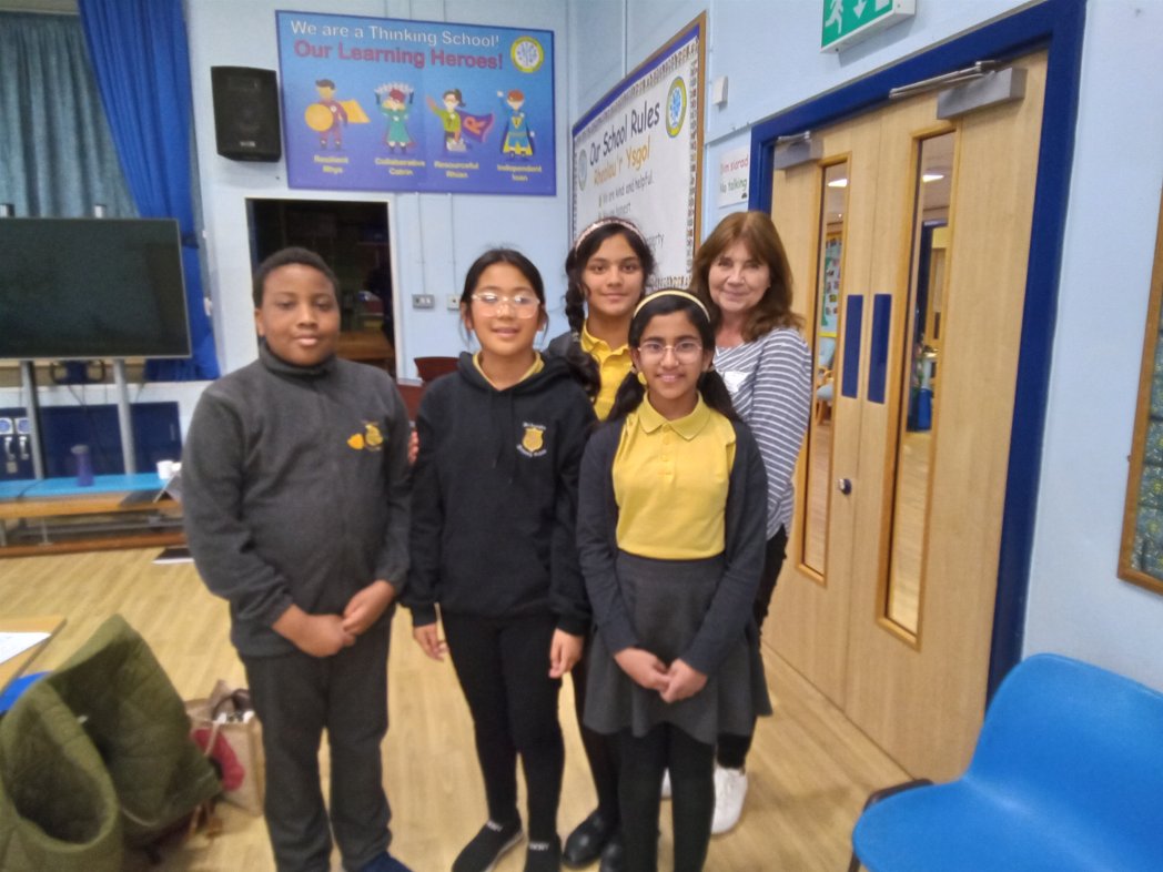 StJosephsRCPri2's tweet photo. The children had a fun filled day with others learning about poetry and how to improve their writing skills. Many thanks to @DBertulis and @whitchurchprm for hosting #poetry #WritersWorkshop #MajorTalent https://t.co/HpqzwRkFXl