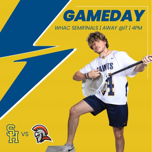 SienaHeightsLax's tweet image. Saints are ready to ROCK in the WHAC semifinals. They take on Indiana Tech away @ 4pm. Let’s go boys!💫 #FeartheHalo