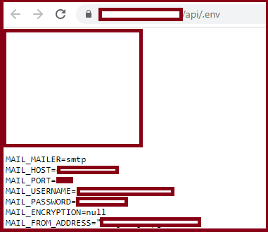 NoRed0x's tweet photo. Add /api/.env to the wordlist, and maybe you will have access to dotenv file environment that leads to exposing SMTP credentials and AWS access key , secret key 
#bugbountytips #bugbountytip #cybersecurity #ethicalhacking https://t.co/SpGsrgQWi8