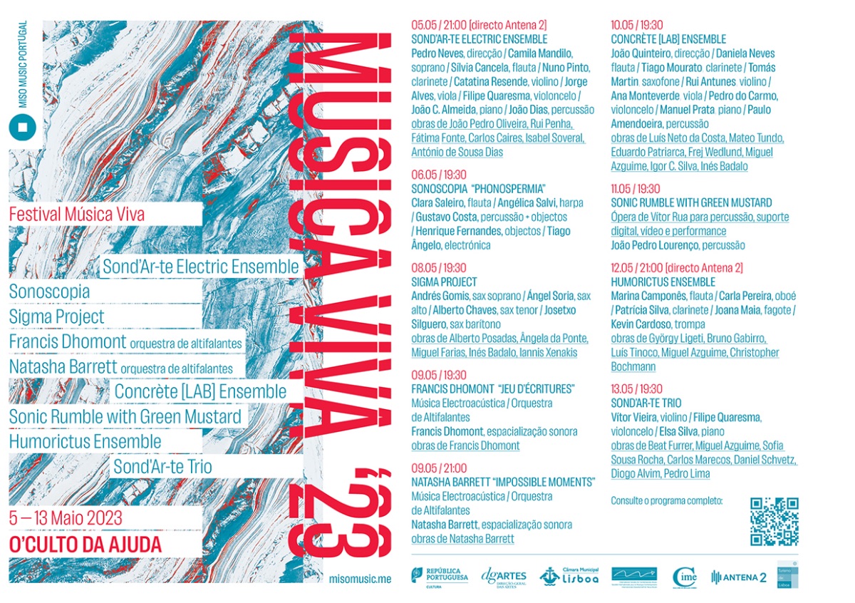 Programa Festival Música Viva 2023 • O'culto da Ajuda - 5 a 13 de Maio - mailchi.mp/misomusic.com/…