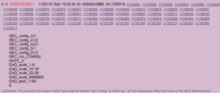 Hey Kimmy, one guy I got out. Funny how the brain works. Smart tech guy, believed whole Hillary eating babies & Q as super spy thing. All of it. QLARP would post a bunch of fake bad 'hacker man' stuff on transition from 8chan to 8kun. He said he couldn't stop staring at it.. /1