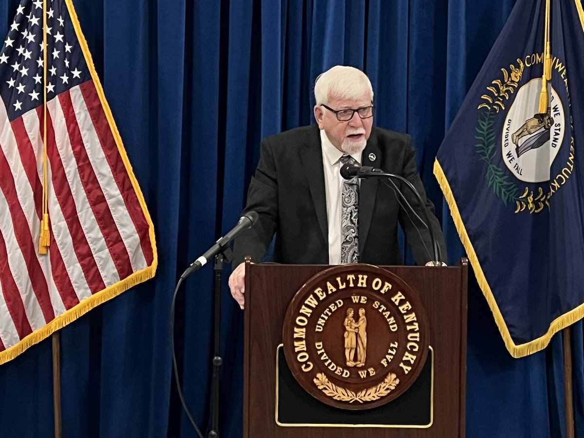 <a href="/dannybentley12/">danny bentley</a> joins <a href="/kyoag/">Attorney General Russell Coleman</a> at the Opioid Abatement Advisory Commission Press Conference.