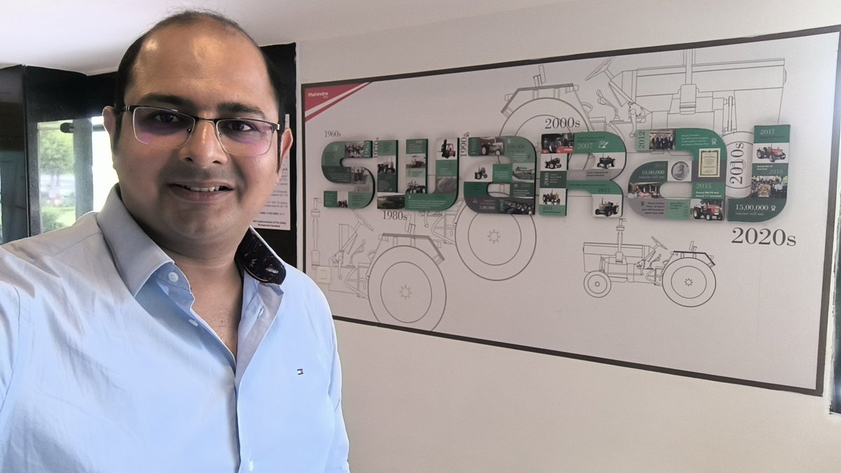 Rakshit Rai (@itsraksrai) on Twitter photo At Swaraj Plant today in Mohali. Feels great to see this 50 year old India's first indigenous tractor manufacturing unit making rock solid farming solutions. Above all gained huge respect for India. Jai Hind 🇮🇳
#SwarajTractors #Mahindra #India #ProudIndian
<a href="/TractorsSwaraj/">Swaraj Tractors</a> At Swaraj Plant today in Mohali. Feels great to see this 50 year old India's first indigenous tractor manufacturing unit making rock solid farming solutions. Above all gained huge respect for India. Jai Hind 🇮🇳
#SwarajTractors #Mahindra #India #ProudIndian
<a href="/TractorsSwaraj/">Swaraj Tractors</a>