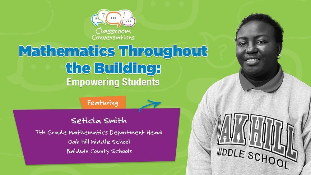 We are bursting with pride over the inspiring news that our own Seticia Smith, the 2021-2022 District Teacher of the Year for Baldwin County Schools, is a featured guest on Classroom Conversations podcast! 🎧 #TeachingInspiredLearning #BaldwinPride

ow.ly/oCkv50NXqFT