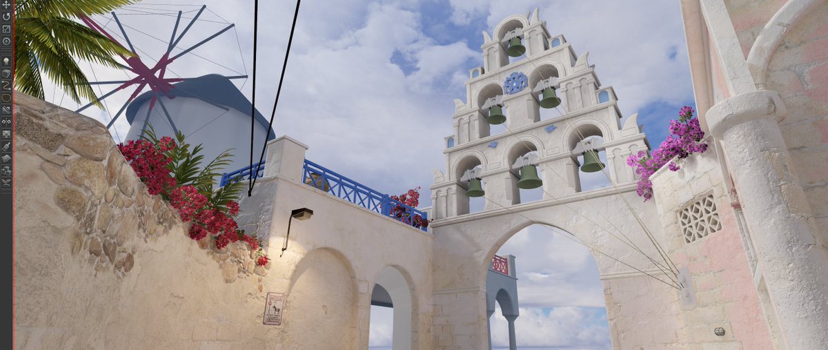 CS2NewsLeaks's tweet image. Early Santorini Work in Progress Images in CS2