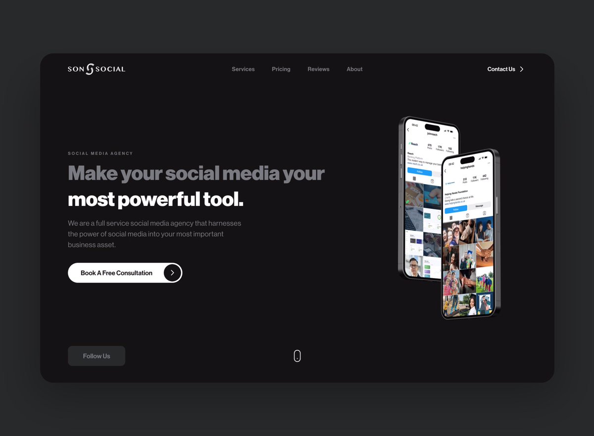 lucadefreitash's tweet image. The before and after for Son Social.

Just some minor tweaks…

#MadeInWebflow