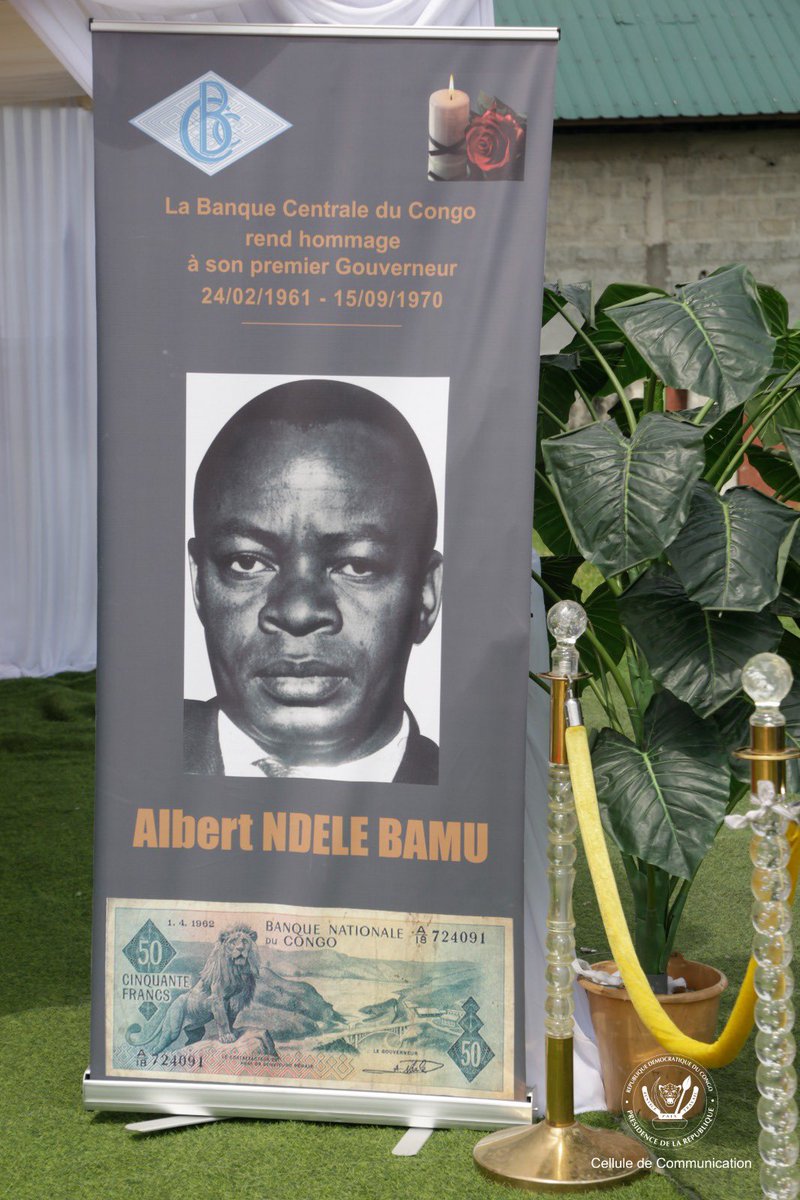 Presidence_RDC's tweet photo. #RDC 27.04.2023|#Kinshasa
Le Chef de l’État, Félix Antoine Tshisekedi a pris part, ce jeudi, à l’hôpital du Cinquantenaire, à la cérémonie d’hommages à Albert Ndele Bamu, premier Gouverneur de la Banque Centrale du Congo, décédé, le 01er avril dernier, à Bruxelles. https://t.co/8WpVDP03Oi