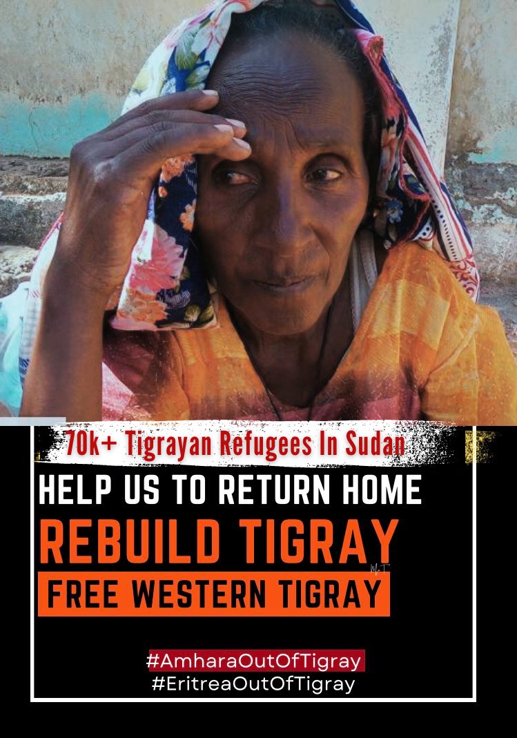 AtakltiG12's tweet photo. Why has the  @Refugees abandoned over 70,000 Tigrayans who escaped #TigrayGenocide for safety but endure more suffering in Sudan when the conflicts escalate and humanitarian left them with nothing . #FreeAllTigray @UN @EUCouncil @UNGeneva @SecBlinken @UN_HRC @UNHCREthiopia @hrw https://t.co/HTH0MmRqcT