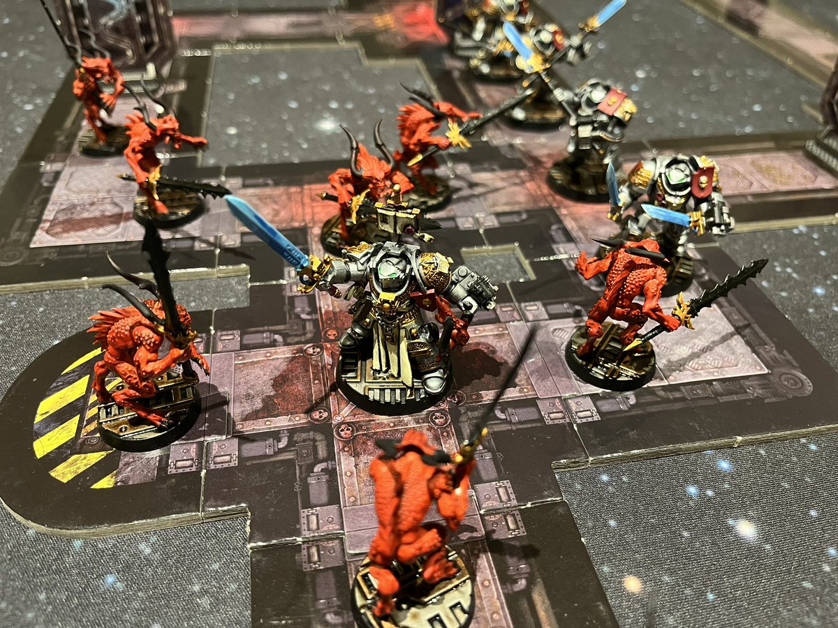 tomjmegan's tweet photo. @warhammer Justicar Tancred seen leading his Grey Knight Terminators against the foul daemons of Chaos, deep within the DaemonHulk ‘Vector of Damnation.’
#WarhammerCommunity #SpaceHulk #DaemonHulk #GreyKnights https://t.co/4hUAAGudfX