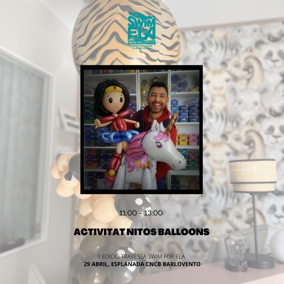 swimforela's tweet photo. 📋 | @swimforela 2023

Les entitats Just Art Events, Nitos Balloons i DJ Dimuca s’uneixen al repte de la lluita contra la #ela i estaran presents en la travessa solidària del proper 29 d’abril. 

🫵🏻💚

#swimforela🏊🏻‍♀️ #brazadasporlaela #quevivirtengasentidoquetengasentidovivir https://t.co/L4uZKQYIP9