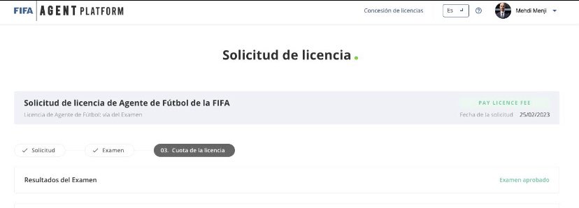 MehdiMenji94's tweet photo. I passed the FIFA Agent Exam 
J'ai réussi l'examen d'agent FIFA 
He aprobado el examen de agente FIFA
Ho superato l'esame di agente FIFA
لقد نجحت في امتحان وكيل فيفا
FIFA
#FIFA https://t.co/zIUem6OUrG