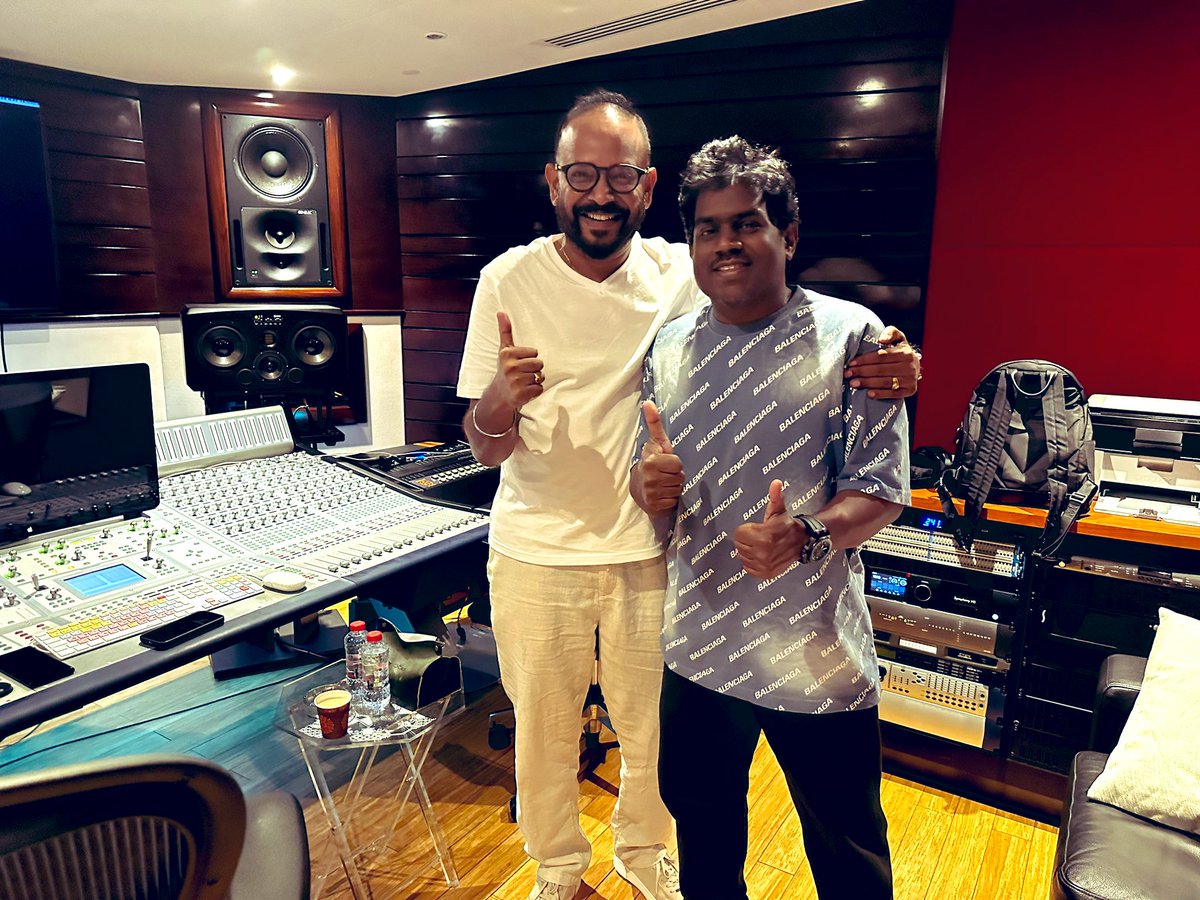 Wow 16 years in the industry!! Now in dubai working on the background score of #custody with my hero of #chennai600028 @thisisysr (sorry @Premgiamaren) thank q @charanproducer na🙏🏽 thank q almighty for all the blessings!! And thank q one and all for all the love and support…
