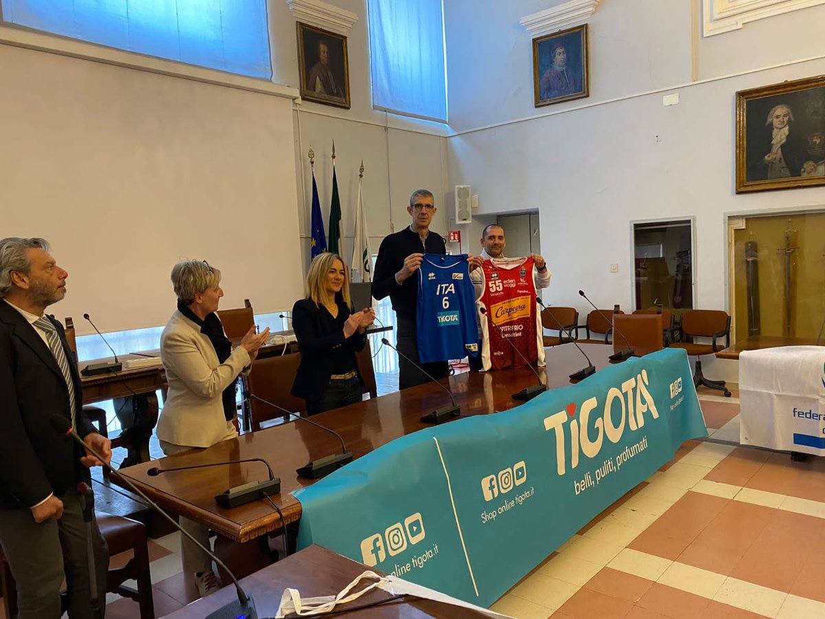 La Nazionale Azzurra di pallacanestro II2 (Sindrome di Down) a #Urbino.