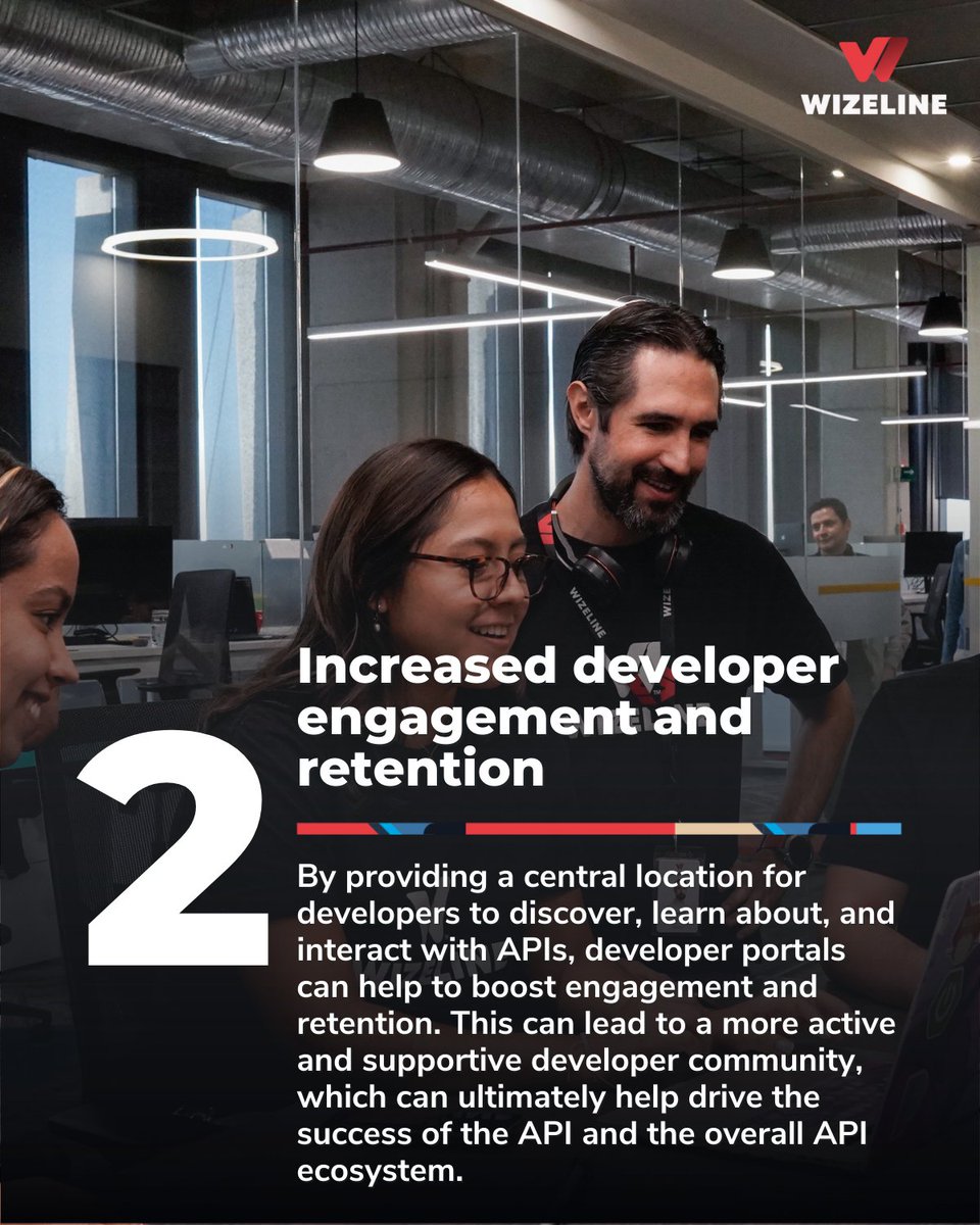 wizelineglobal's tweet image. Looking to boost your API adoption and drive success in the competitive API economy? Check out our latest blog to discover the top 8 benefits of developer portals for simplifying API consumption.
bit.ly/3mZQqBU
#APIeconomy #developerportals #APIadoption #Wizeline
