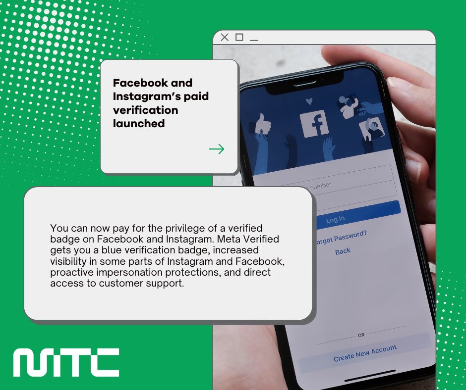 easyasmtc's tweet image. The Meta Business Suite will now let you pay to be verified on Facebook and Instagram!  #ThinkMTC #DoITDifferently