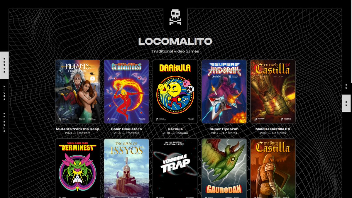 Locomalito's tweet photo. Subida la versión 12 de https://t.co/wHSbMtWXNB
Que bueno, de momento solo tiene un par de cambios estéticos. Aunque más adelante empezaré a poner cosas del proyecto nuevo. #WIP #WIP #WIP https://t.co/hmZNAPPDPT