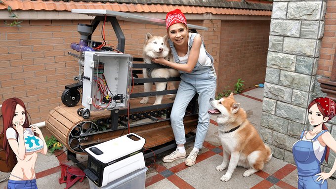 Now live for everyone!  Off-Grid With Dog Power🐶🔋 and the emoose Battery!  https://t.co/MbQ5wanAV5 https://t