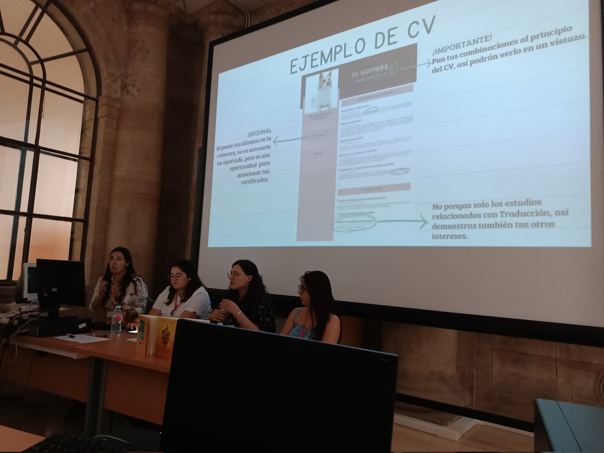 Inicis en Traducció Editorial 🥰

Una de les ponents... La nostra companya <a href="/irvilsa/">Irene Vílchez Sánchez</a>, vocal de la <a href="/AETI_UPF/">Vocalia AETI UPF</a>