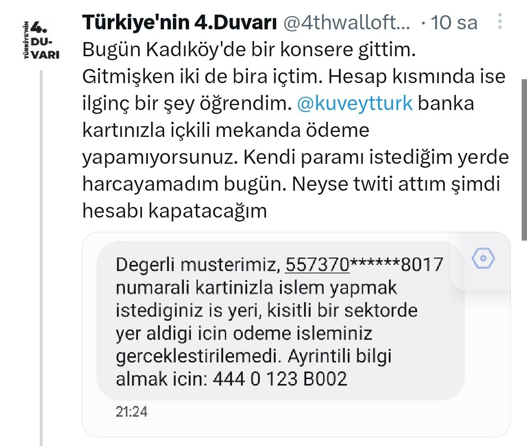 " Teşekkürler "Kuveyt Türk" 
<a href="/kuveytturk/">Kuveyt Türk</a> "

#ŞikeORTAda #SiparişAtamaAli