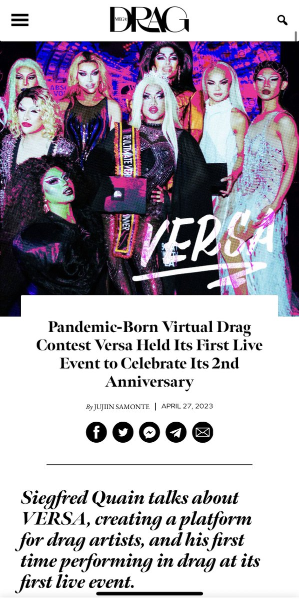 siegfredquain's tweet photo. Thank you @jujiinsamonte #MegaDrag 🙏❤️
Read the article here: https://t.co/hjcRB4zAlD https://t.co/LuDnnzrL4a
