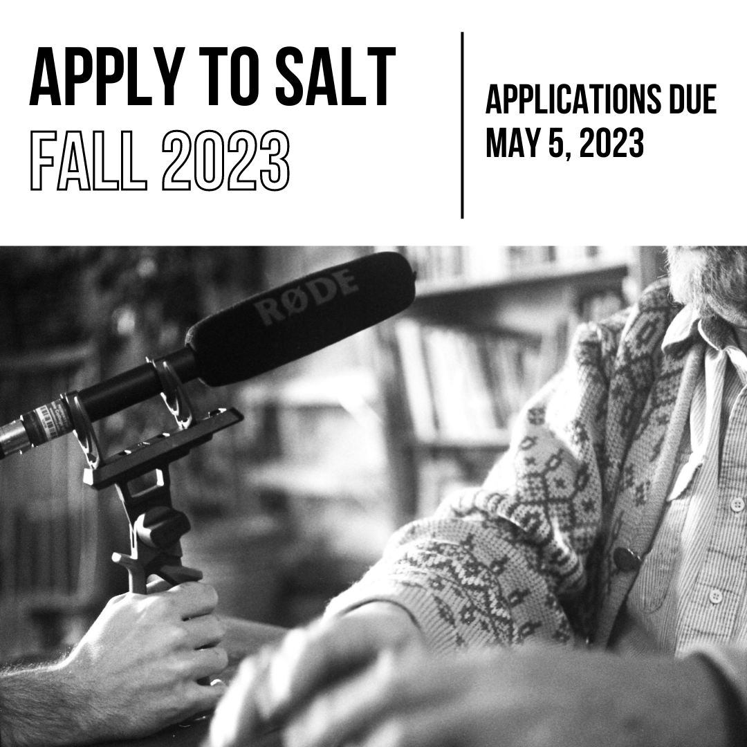 The application deadline for the Fall 2023 semester of the Salt graduate certificate in Documentary Studies program is quickly approaching! Learn how to apply here: meca.edu/academics/grad… Photo credits: Madison Morin
