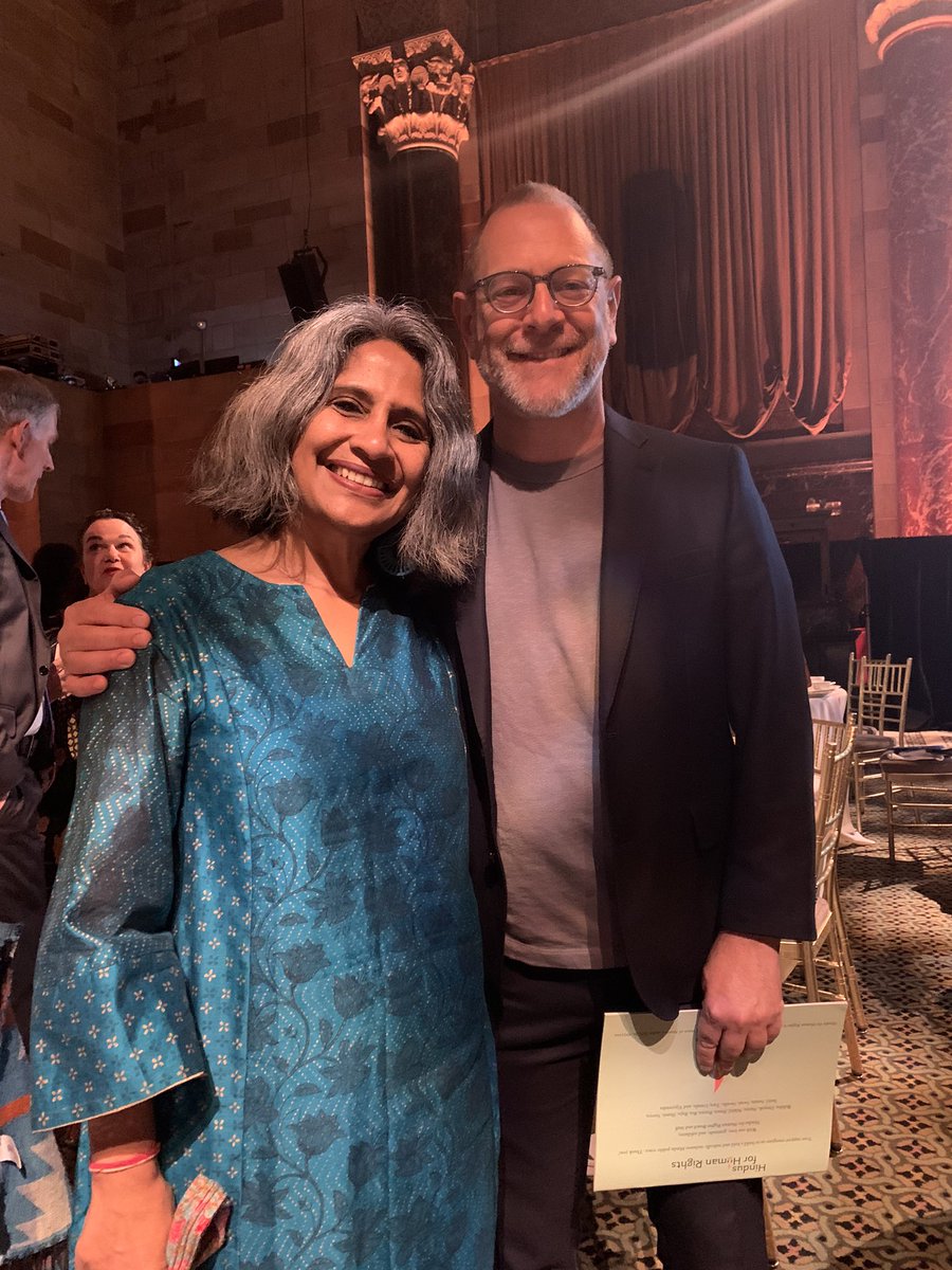 Hindus4HR's tweet photo. Blessed to be in community with Rev Katherine Henderson, former president of @AuburnSeminary, Rabbi @AmichaiLauLavie of @labschul, @simran, @MackyAlston, @SharonGr and all our #interfaith siblings.
#LivesofCommitment #WeAreOne https://t.co/4YJhkVEU9C