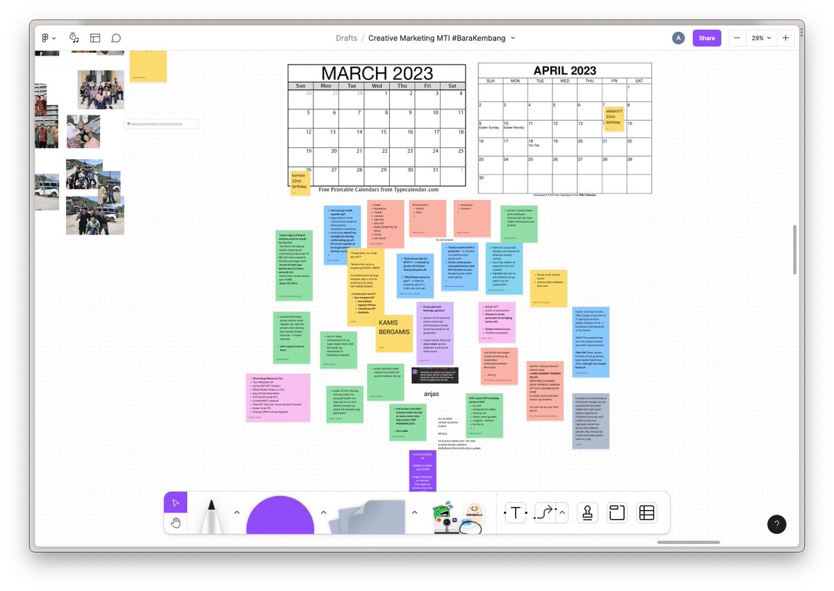 alfaridzrayhan's tweet image. Buat maintain workflownya, kurang lebih CM MTI pakai tools-tools ini:

@NotionHQ - Content Planning
@figma - Design
Figjam - Brainstorm, Note-taking
GCal - Scheduling

Next coba nanti di-share gimana penggunaannya yaa