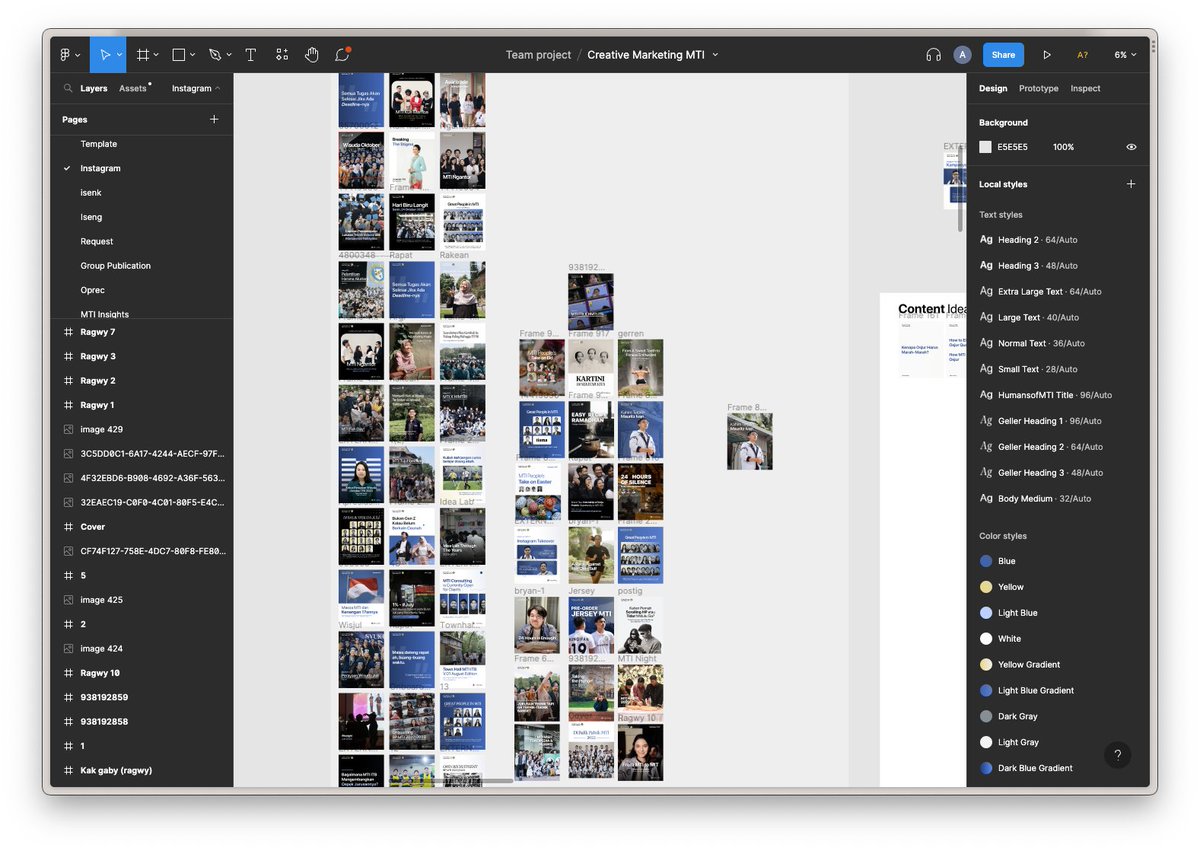 alfaridzrayhan's tweet image. Buat maintain workflownya, kurang lebih CM MTI pakai tools-tools ini:

@NotionHQ - Content Planning
@figma - Design
Figjam - Brainstorm, Note-taking
GCal - Scheduling

Next coba nanti di-share gimana penggunaannya yaa
