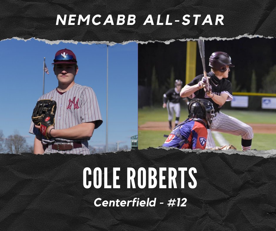 New Albany Baseball (@nabulldogbsb) on Twitter photo NEMCABB ALL-STAR
COLE ROBERTS #12 NEMCABB ALL-STAR
COLE ROBERTS #12