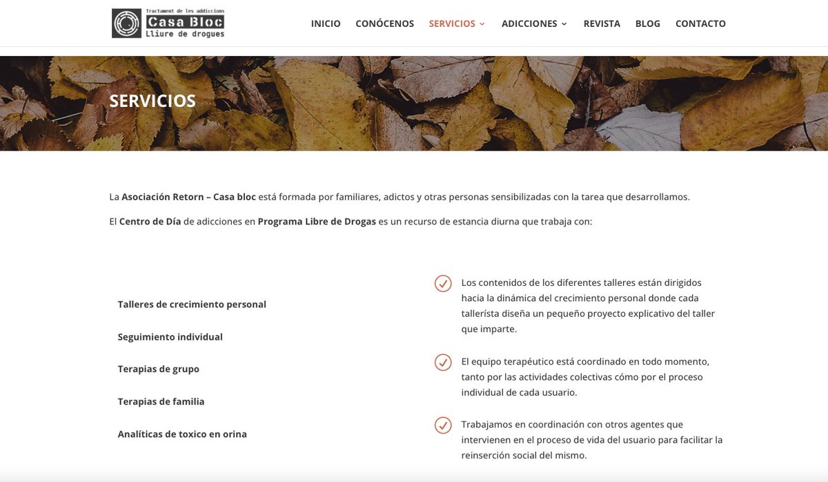 casa_bloc's tweet photo. En la Associació Retorn Casabloc seguimos trabajando por una vida libre de drogas. No dudes en ponerte en contacto con nosotros si lo necesitas.
#librededrogas #tratamientoadicciones #casabloc https://t.co/LBHynQWnzf