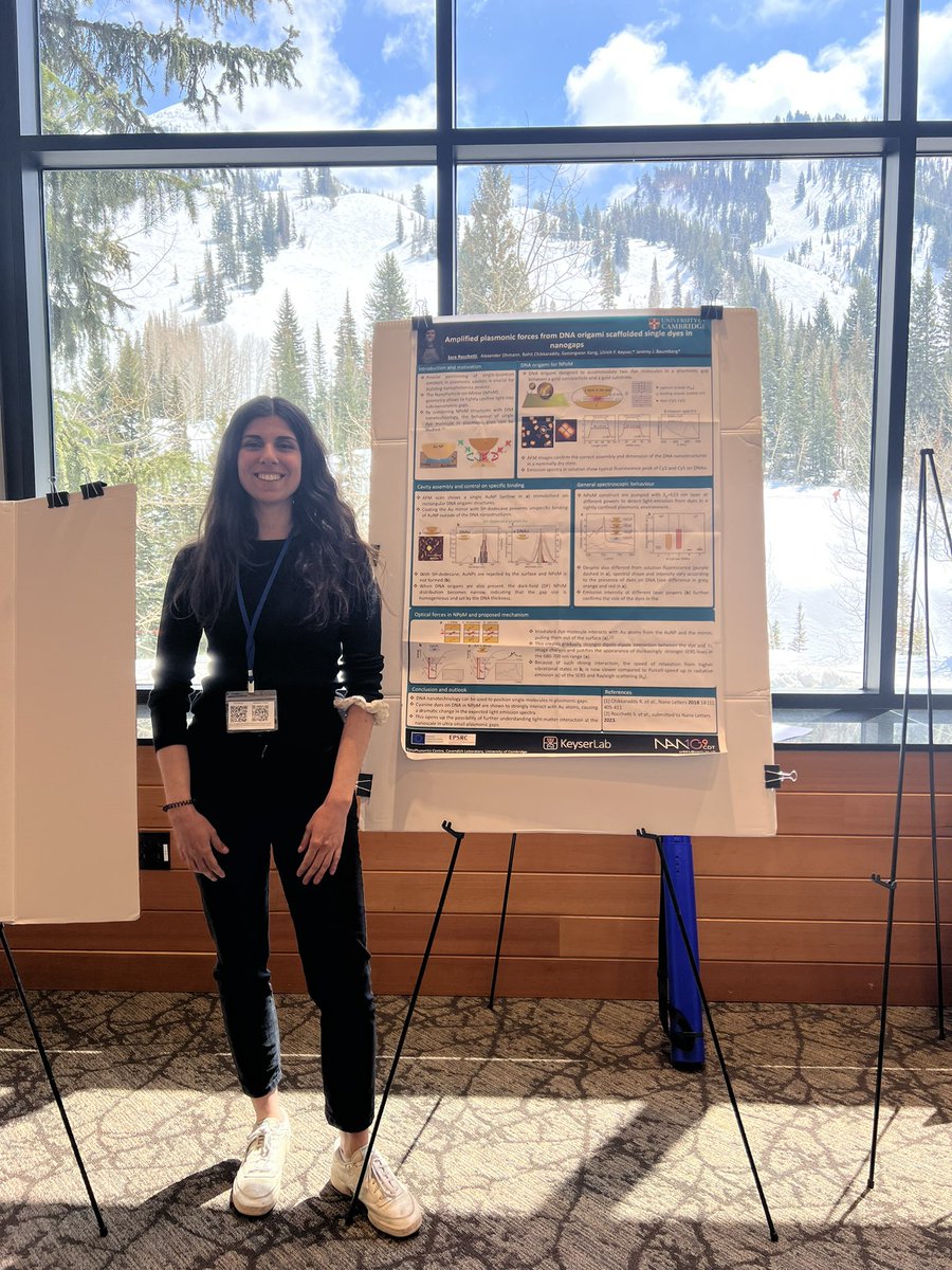 What a great way to celebrate my birthday at #FNANO23 in Utah! 🏔️ ⛷️ 🌲 
 
So grateful for this opportunity to present my poster on #DNAorigami and #plasmonics 👩‍🔬 🧬 

Thank you @KeyserLab @Cambridge_Uni