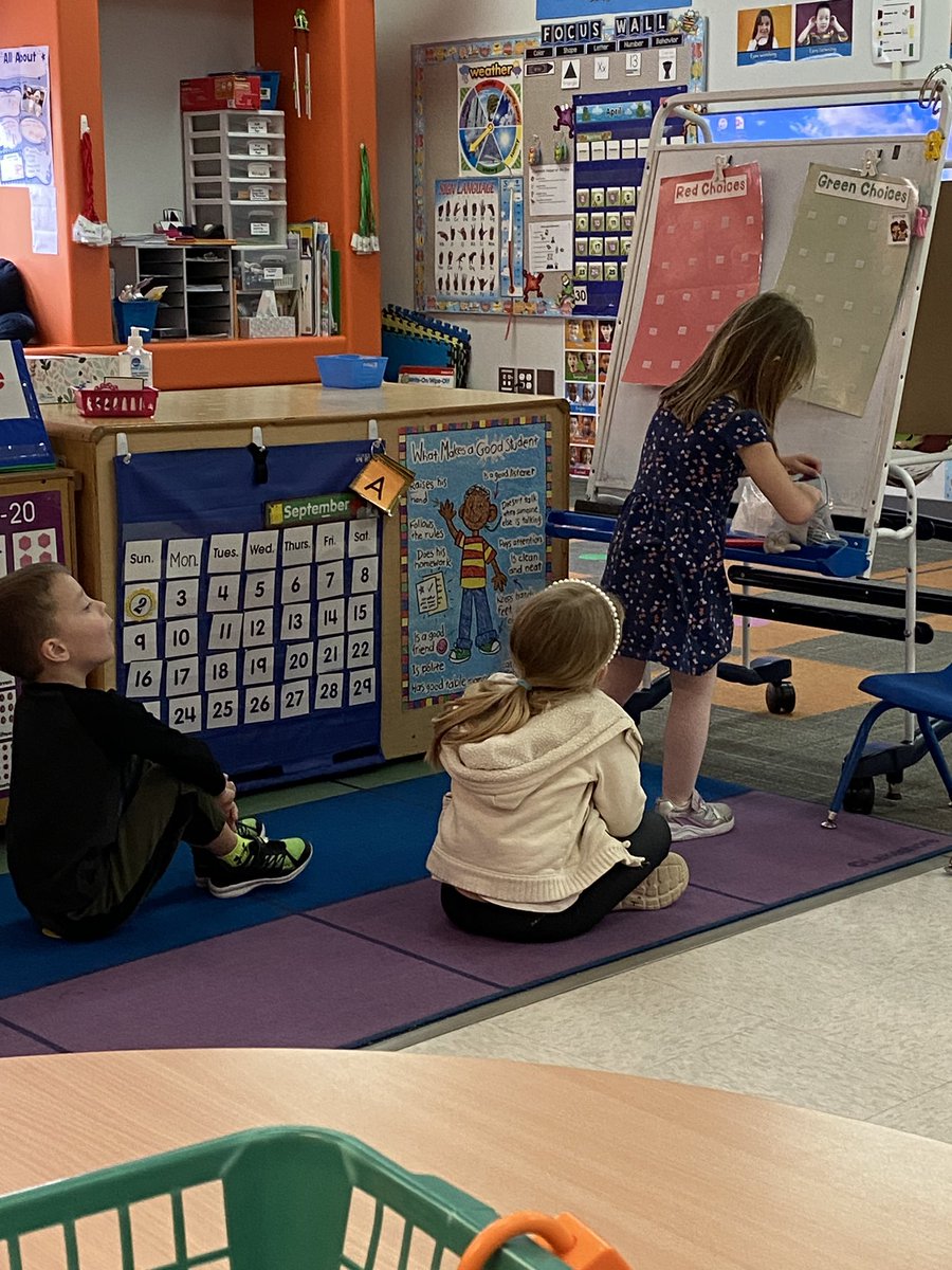Listening to these preschool KoMets play school is the highlight of my week so far! So fun to hear their learning! @KM_CommunityEd sets our kids up for success!!