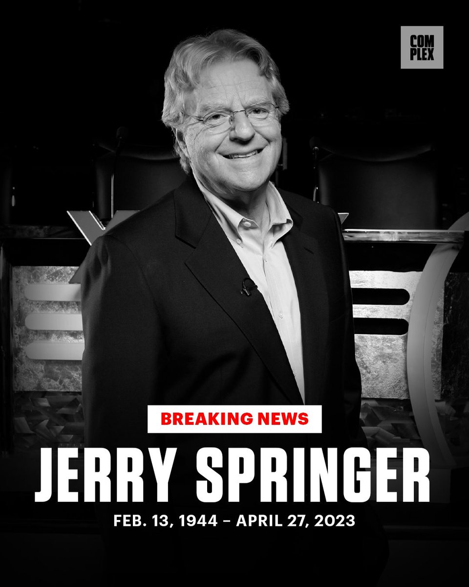 Having a #jerryspringer marathon today I’m not doing shit this one hurt 😭😭 #ripjerryspringer