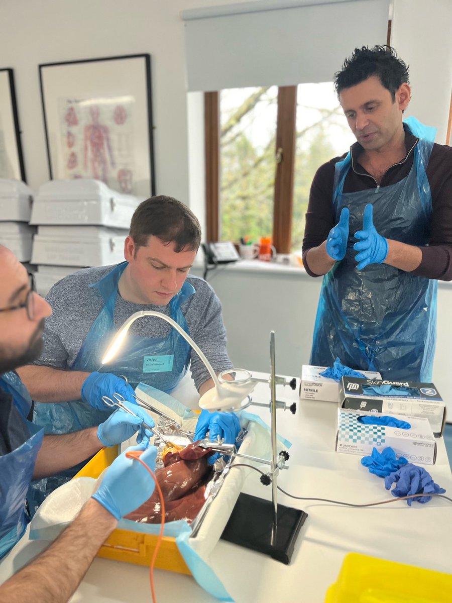 BOWAMEDICALUK's tweet photo. The first practical session of the #GBIHPBA Fundamentals of #LiverSurgery commences under the watchful eye of the Faculty.

The trainees are using the #BOWALOTUS Liver Resector and #BOWAARC Diathermy to perform Wedge Resection and Open Cholecystectomy.

#HPB #HPBsurgery https://t.co/dxqSBXPPRE