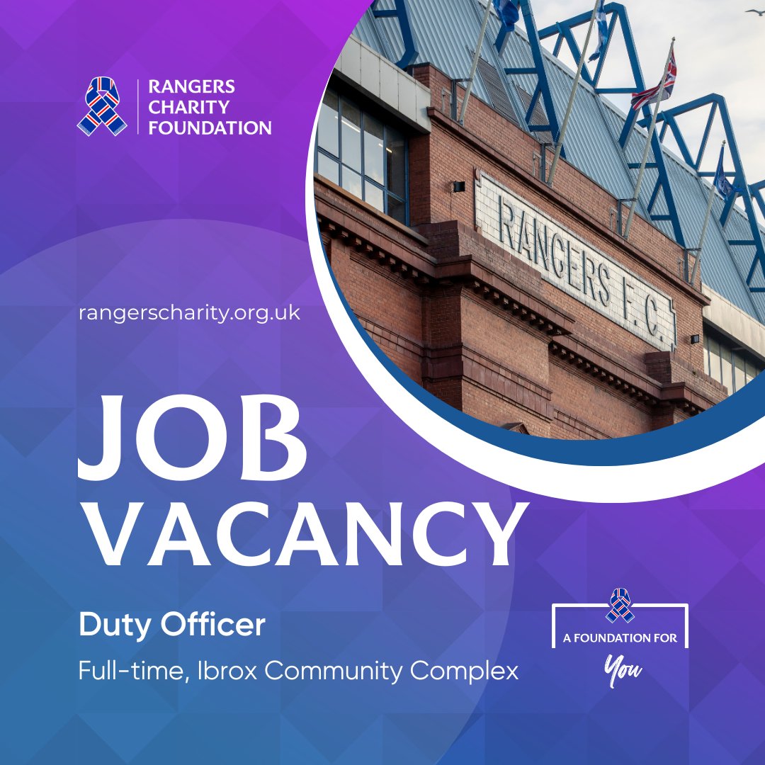RFC_Charity's tweet photo. ๐JOB VACANCY: Are you an enthusiastic individual with experience of working within a community or leisure facility?
If so, come join the Foundation as our new Duty Officer!
Full job description & application link๐
https://t.co/KzWgJihltt
#AFoundationForYou #AForceForGood https://t.co/UIoRktcw7S