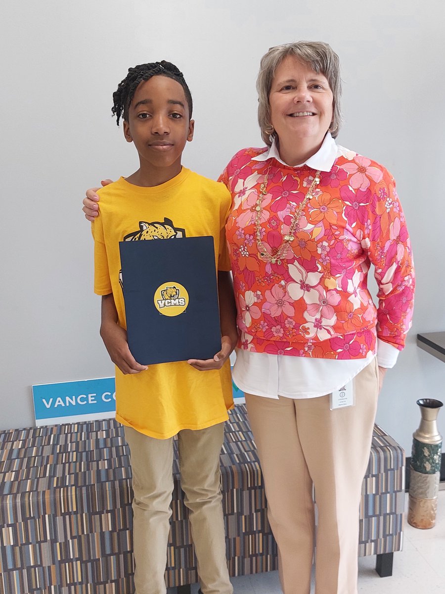 Vance County Schools would like to congratulate @VCMiddle student, Jahson Shepherd, for being accepted into the @NCSSM Summer Accelerator Program! He will be attending Session 6: Nature Journaling as a Scientist.