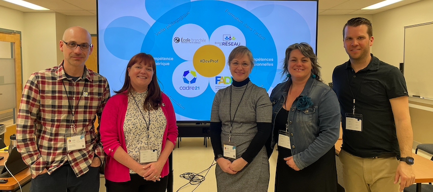 ecoleenreseau's tweet image. Un grand plaisir et une occasion unique d&apos;être au 5e symposium de @CTREQ avec @ecolebranchee , @LeCADRE21 et @FADIO.

Une complémentarité sans égale pour le #DevProf  #Collaborerpourapprendre #formationadistance #ouvrirsaclassealeredunumerique