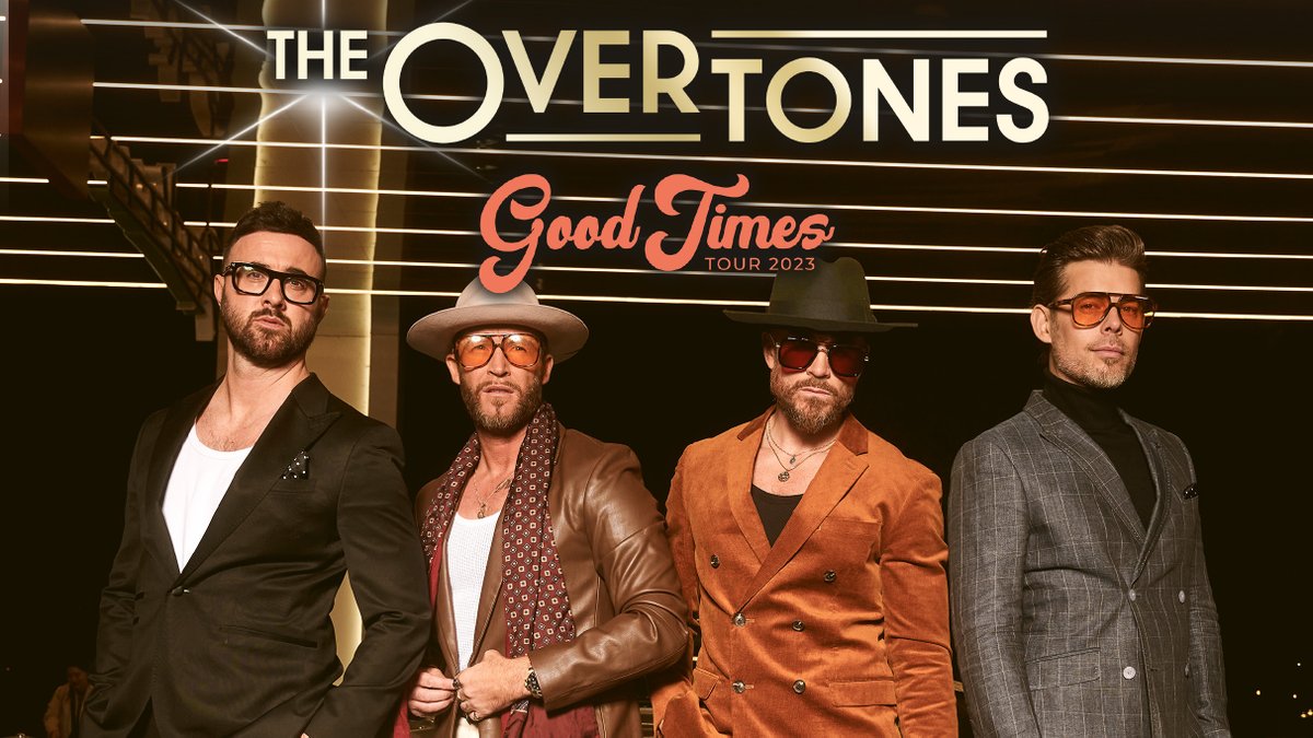 Good Times indeed! 😍 

This November and December, multi-platinum-selling vocal group <a href="/the_overtones/">The Overtones</a> will be heading back on the road for a run of UK shows.

Tickets have just gone on sale! Here's where to bag yours 👉 bit.ly/41I84sU