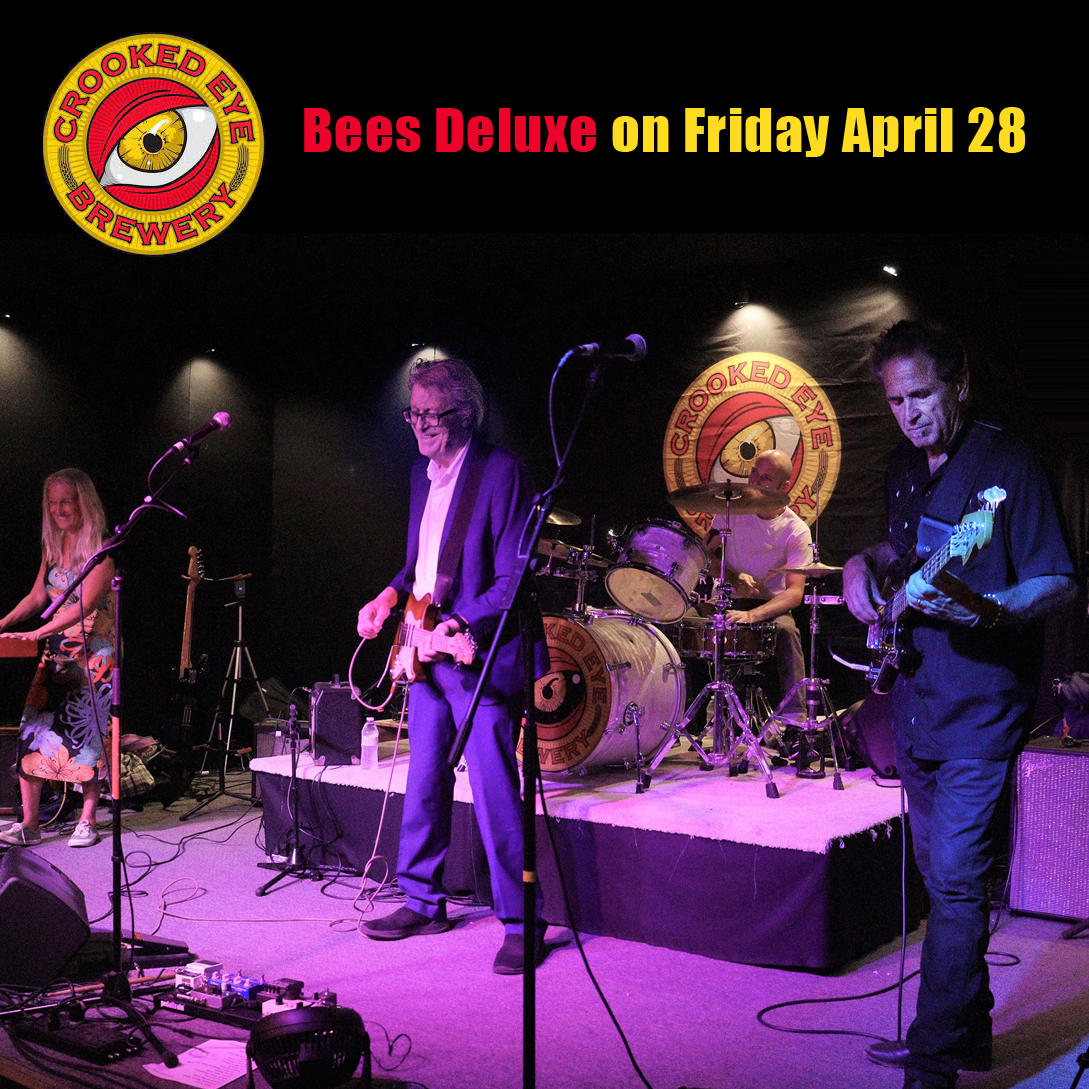 BeesDeluxe's tweet photo. Bees Deluxe return to their favorite Pennsylvania music venue, Friday April 28 at the Crooked Eye Brewery in Hatboro. 

#blues #acidblues #beesdeluxe #crookedeyebrewery #pennsylvaniablues #hatboropa https://t.co/vKLjWpLNbs