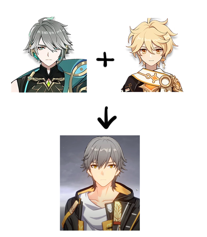 DeyMara_ART's tweet photo. And I see my mc in Star Rail as the accidental child of these two 🤪 https://t.co/gwnAr97w5k