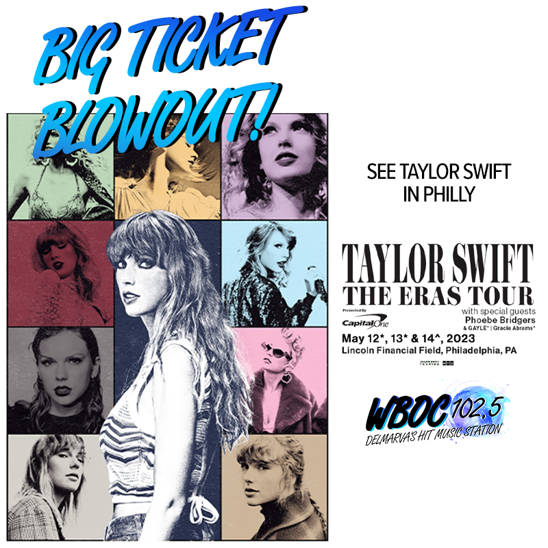 WBOC1025's tweet photo. Your LAST CHANCE for the Big Ticket Blowout is this Saturday 1-3 pm at My Backyard in Ocean Pines. Its your last chance to qualify for SOLD OUT Taylor Swift tickets! Check out My Backyard for their Pre-Anniversary sale! https://t.co/3sVN1Av2ZD