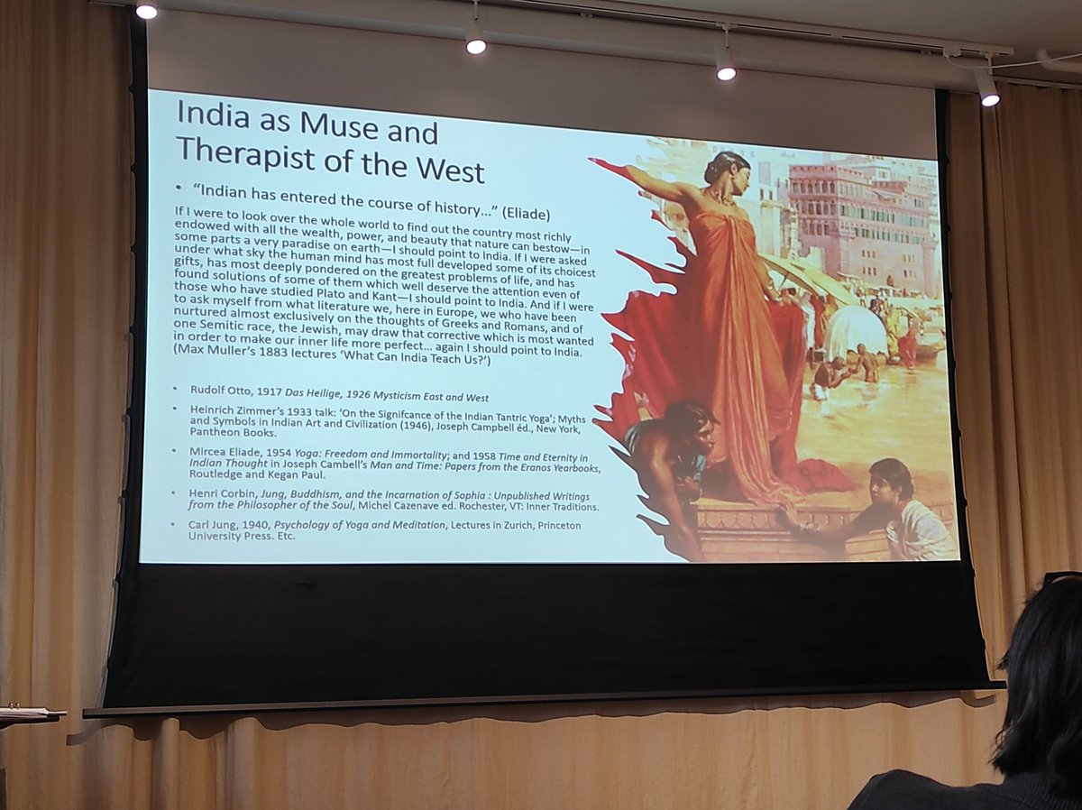paulbishop4U's tweet photo. India at #Eranos, the spread of Theosophy, active imagination in the work of Olga Fröbe-Kapteyn under discussion at #Engelsberg https://t.co/Dv4PdbY499