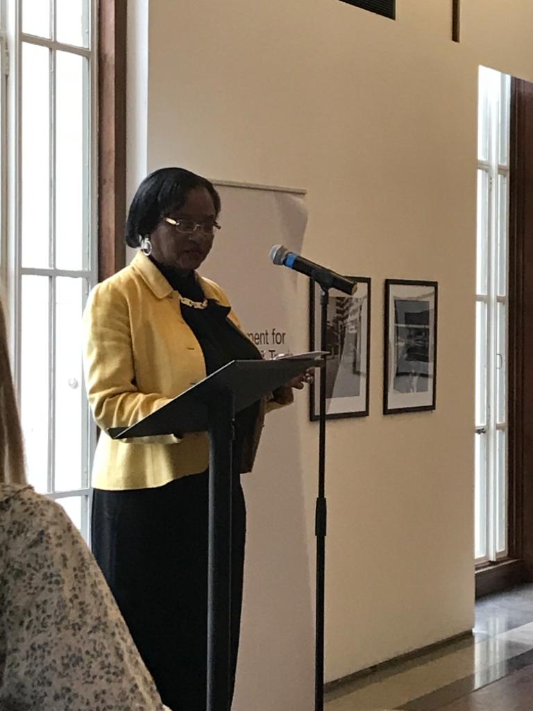 uk_toca's tweet photo. Tuesday's RIBA event to celebrate the Mutual Recognition Agreement for Architects between UK &amp; USA opened for applicants on the ARB website. 
Our director @TeriOkoro  was privileged to attend and meet @RIBA_London president &amp; CEO and also DBT director. https://t.co/2q0n1Cielx