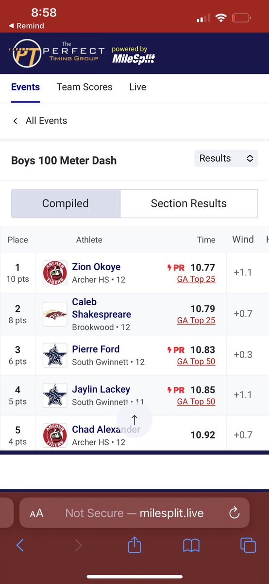 pierreford9's tweet photo. New PR in the 100!!! https://t.co/C0aFKTVEmV